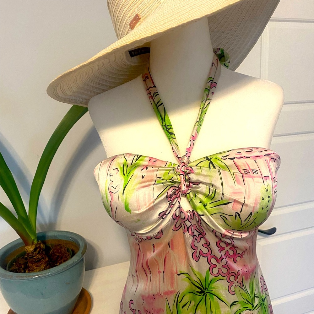 Lilly Pulitzer Silk Dress - Belle Villa- Size 4